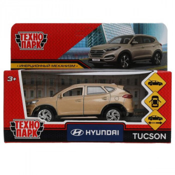 Машина Hyundai Tucson 12 см бежевая металл инерция Технопарк TUCSON-12-BG
