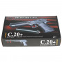 Пистолет пневматический Airsoft Gun C20+ (металл, съемный магазин, глушитель, пульки) 1B00276