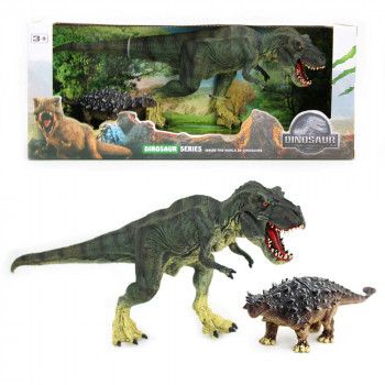 Набор динозавров Dinosaur series 2 шт (тиранозавр и анкилозавр) K18B2A