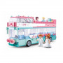 Конструктор Свадебный автобус (379 деталей) SLUBAN Розовая мечта M38-B0769