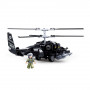 Конструктор Ударный вертолет (330 деталей) SLUBAN Военная техника M38-B0752