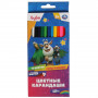 Цветные карандаши Буба 12 цветов трёхгранные Умка CPT12-62113-BU