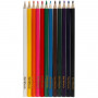 Цветные карандаши Hot Wheels 12 цветов акварельные Умка CPA12-55386-HW