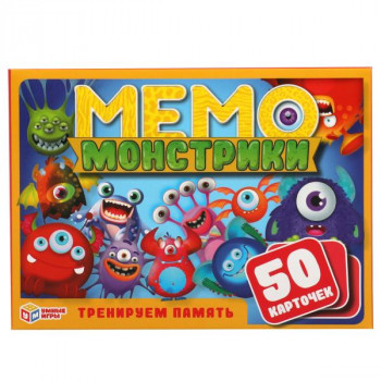 Карточная игра Мемо Монстрики (50 карточек) Умные игры 4630115527268