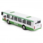 Машина Автобус рейсовый 16,5 см бело-зеленый металл инерция Технопарк SB-16-65-BUS-WB