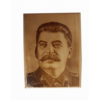 Панно деревянное "Сталин"