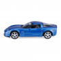 Машина 2007 Chevrolet Corvette Z06 синяя металл инерция Kinsmart КТ5320W