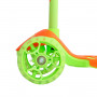 Самокат Crazy оранжево-зеленый (подсветка колес) KMS SK-099
