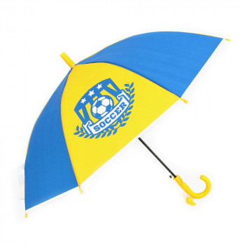 Зонт-трость Soccer со свистком полуавтомат (полиэтилен) 69989-3