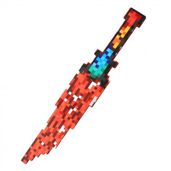 Нож пиксель mini красный 24 см (дерево) KR2707216-1