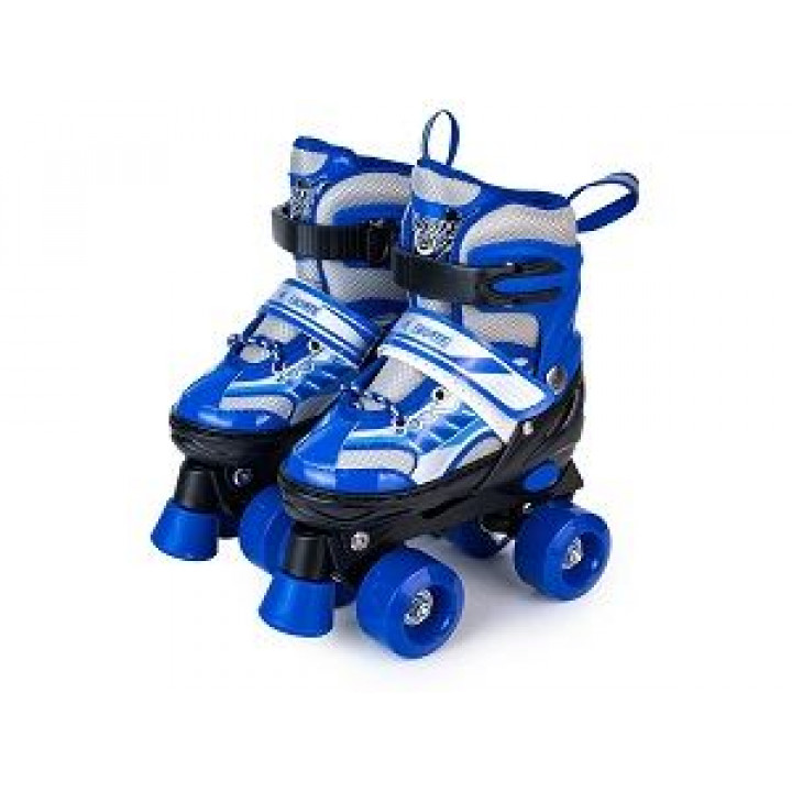 Роликовые коньки раздвижные двухрядовые Квады "Roller Skate" размер 28-33