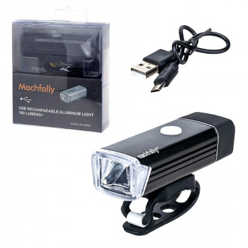 Фара педредняя 180 lm + USB-зарядка Machfally MC-QD001