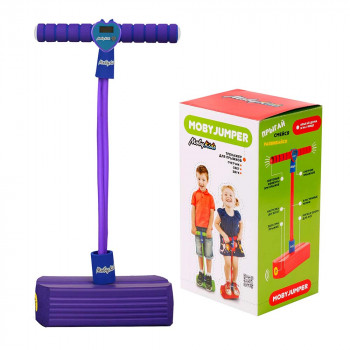 Тренажер для прыжков фиолетовый (счетчик, свет, звук) Moby Kids 68557
