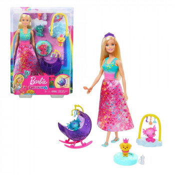 Игровой набор Заботливая принцесса Детский сад для драконов Barbie GJK51