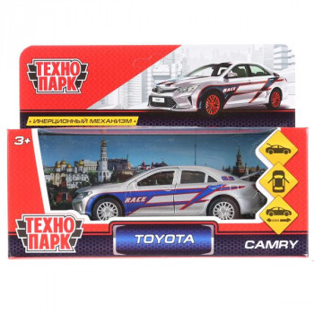 Машина Toyota Camry Спорт 12 см серебро металл инерция Технопарк CAMRY-S