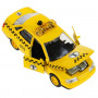 Машина Lada 110 Такси 12 см желтая металл инерция (свет, звук) Технопарк CT10-110-7