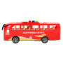 Машина Автобус 17 см красная пластик инерция (свет, звук) Технопарк 1576685-R
