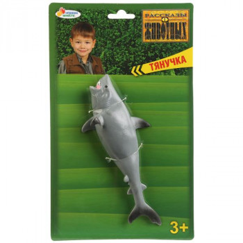 Игрушка тянучка (гель) Тигровая акула 19,5см Играем вместе