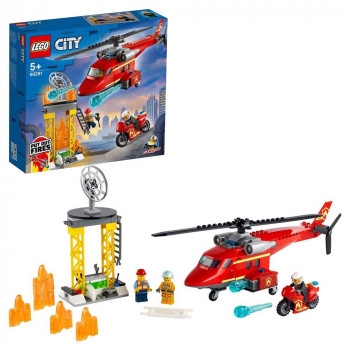 Конструктор Спасательный пожарный вертолёт LEGO City Fire 60281