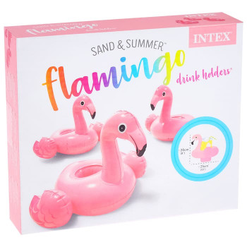 Держатель для стаканов надувной Фламинго