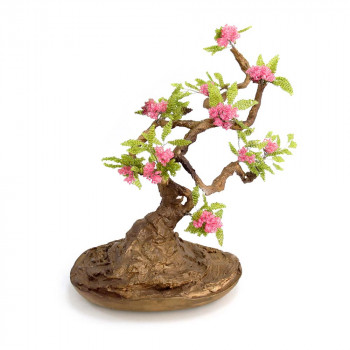 Дерево из бисера Цветущая сакура авторская работа 111-10