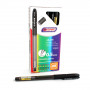 Ручка гелевая черная (резиновый держатель) Asmar AR-2290/черная