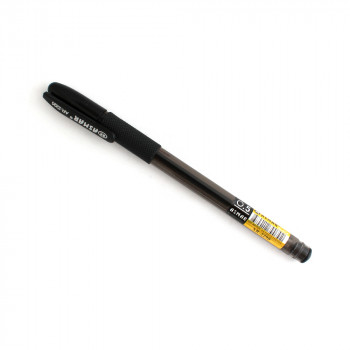Ручка гелевая черная (резиновый держатель) Asmar AR-2290/черная