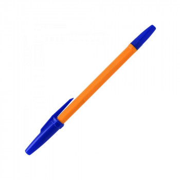 Ручка шариковая синяя (оранжевый корпус) Asmar AR-51