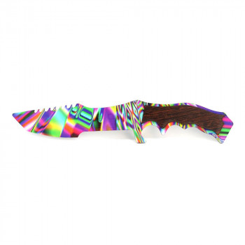 Охотничий нож Радужный градиент 18 см (дерево) KR2707237-6