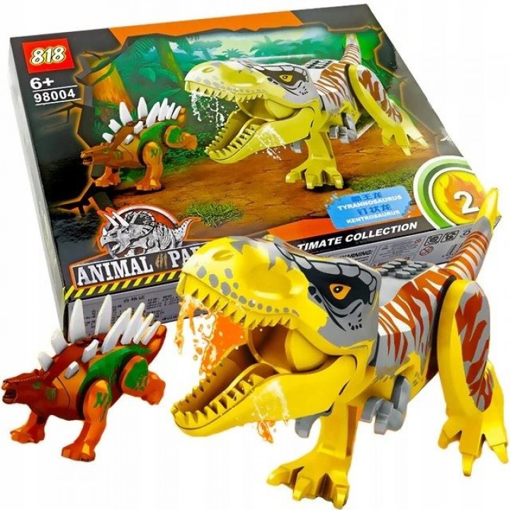 Конструктор динозавры Тираннозавр и Кентрозавр Animal Park