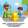 Конструктор Мусоровоз и контейнеры для раздельного сбора мусора Lego Duplo Town 10945