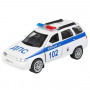 Машина Lada 111 Полиция 12 см металл инерция Технопарк SB-16-67-P(W)-WB