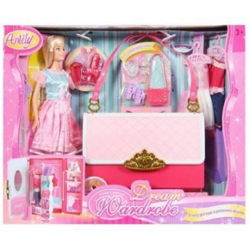 Кукла и сумочка-гардероб