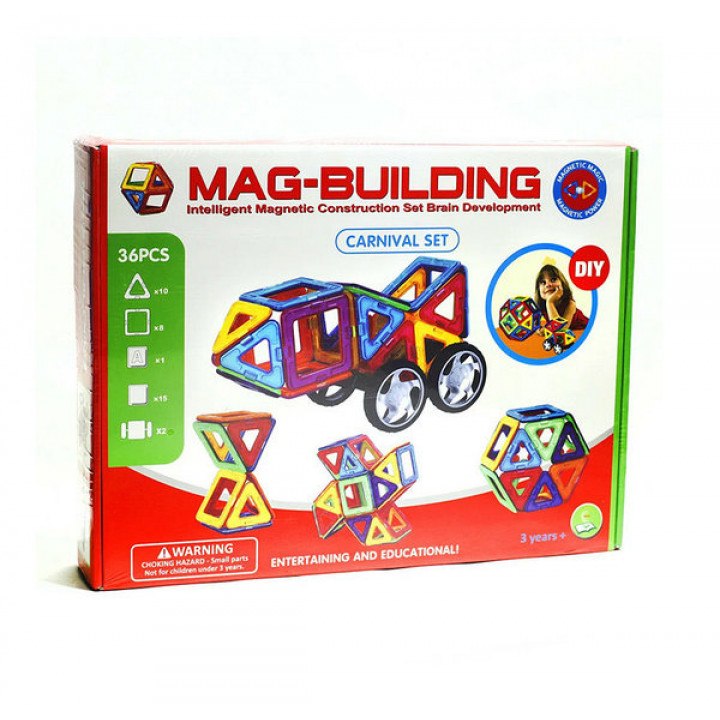 Магнитный конструктор Mag-building 36 дет.