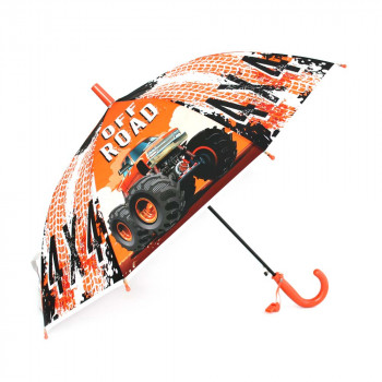Зонт-трость Off Road со свистком полуавтомат (полиэтилен) 69989-6
