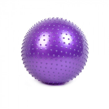 Мяч массажный для фитнеса фиолетовый 40 см B21227
