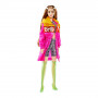 Кукла Barbie коллекционная в розовом плаще с белыми заколками BMR1959 GNC47