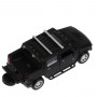 Машина металл HUMMER H2 PICKUP МАТОВЫЙ 12 см, двери, багажн, черный, кор. Технопарк