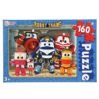 Пазлы классические Robot Trains (160 деталей) Умные игры 4630115523611