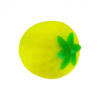 Игрушка антистресс 1 Toy Крутой замес, Т18025, клубника, 5 см, 1 шт, цвет желтый