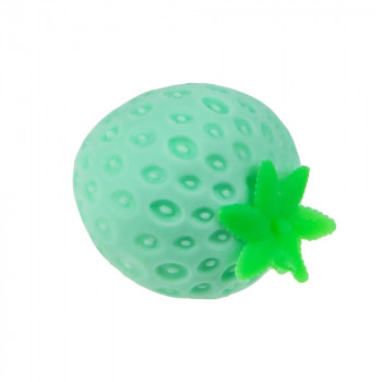 Игрушка антистресс 1 Toy Крутой замес, Т18025, клубника, 5 см, 1 шт, цвет зеленый