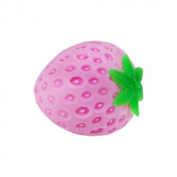 Игрушка антистресс 1 Toy Крутой замес, Т18025, клубника, 5 см, 1 шт, цвет розовый