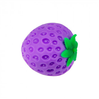 Игрушка антистресс 1 Toy Крутой замес, Т18025, клубника, 5 см, 1 шт, цвет фиолетовый