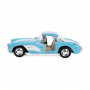 Машина 1957 Chevrolet Corvette голубая ретро металл инерция Kinsmart КТ5316W