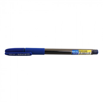 Ручка гелевая синяя (резиновый держатель) Asmar AR-2290/синяя
