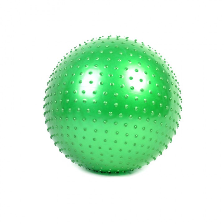 Мяч массажный для фитнеса зеленый 40 см B21227