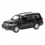 Машина Toyota Land Cruiser 12,5 см черная металл инерция Технопарк CRUISER-BK