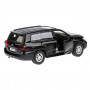 Машина Toyota Land Cruiser 12,5 см черная металл инерция Технопарк CRUISER-BK