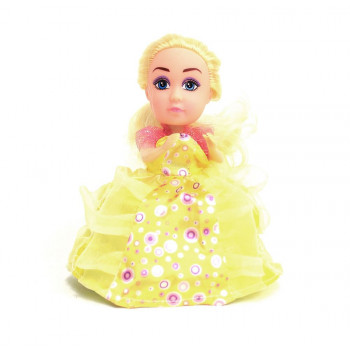 Кукла - сюрприз Принцесcа Мороженого (аромат Шоколадный), цвет желтый.