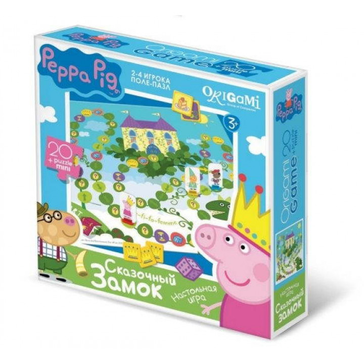 Настольная игра Peppa Pig поле-пазл Сказочный замок
